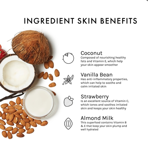 💕NIB ESW Strawberries & Cream Soothing Raw Juice Mask Box💕 - Picture 5 of 5